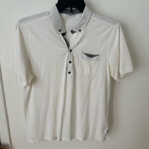 Men's White Polo Shirt